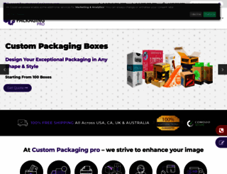 custompackagingpro.com screenshot