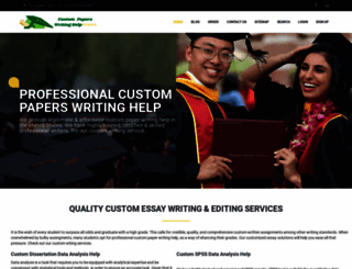 custompaperswritinghelp.com screenshot
