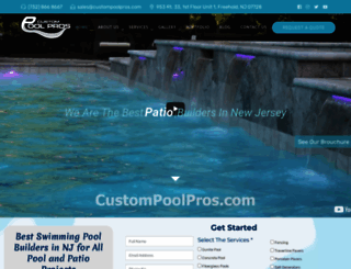 custompoolpros.com screenshot