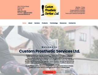 customprosthetics.com screenshot