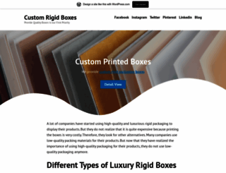 customrigidboxes.business.blog screenshot