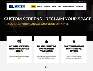 customscreensnz.com screenshot