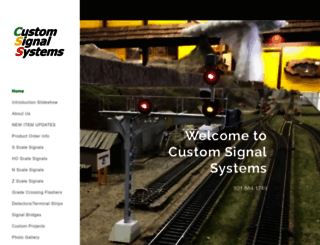 customsignalsystems.com screenshot
