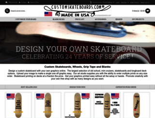 customskateboards.com screenshot