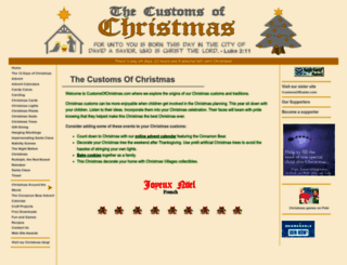 customsofchristmas.com screenshot