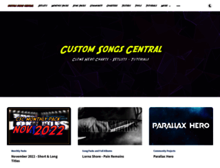 customsongscentral.com screenshot