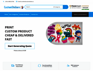 customstickers.us screenshot
