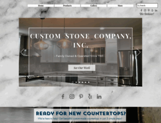 customstonecompany.com screenshot