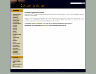 customtackle.com screenshot