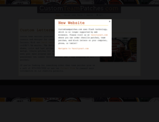 customteampatches.com screenshot