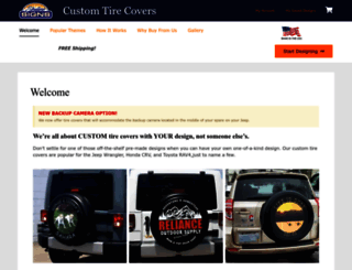 customtirecovers.com screenshot