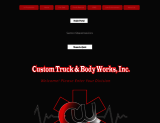 customtruckandbodyworks.com screenshot