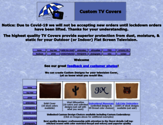 customtvcovers.com screenshot