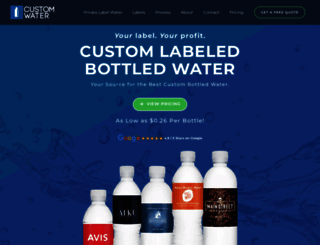 customwater.com screenshot