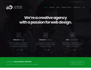 customwebdesign.co.za screenshot