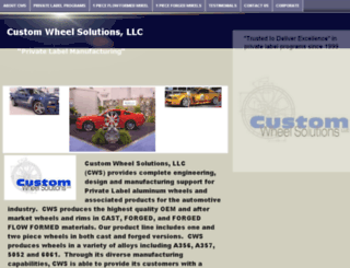 customwheelsolutions.com screenshot