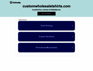 customwholesaletshirts.com screenshot