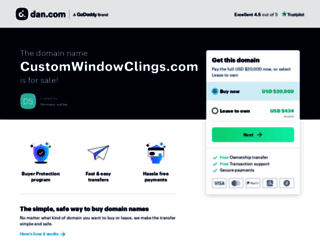 customwindowclings.com screenshot