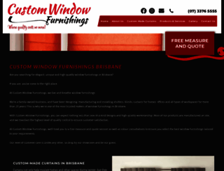 customwindowfurnishings.com.au screenshot