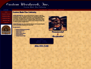 customwoodworkinc.com screenshot