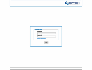 custportal.softcom.net screenshot