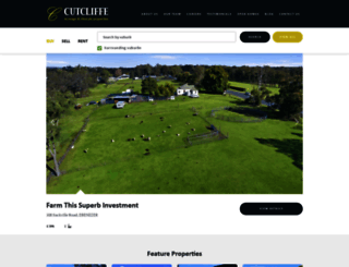 cutcliffe.com.au screenshot