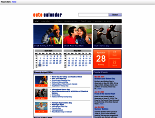 cute-calendar.com screenshot