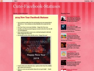 cute-facebook-statuses.blogspot.com screenshot