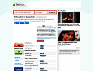 cutestatvalue.com.cutestat.com screenshot
