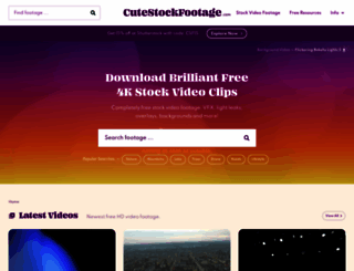 cutestockfootage.com screenshot