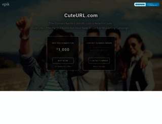 cuteurl.com screenshot