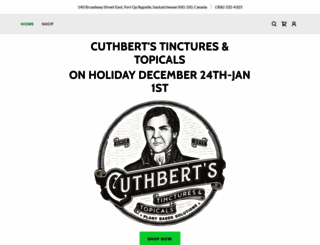 cuthberts.ca screenshot