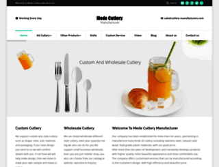 cutlery-manufacturers.com screenshot