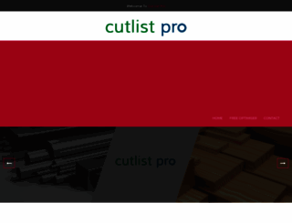 cutlistpro.com screenshot
