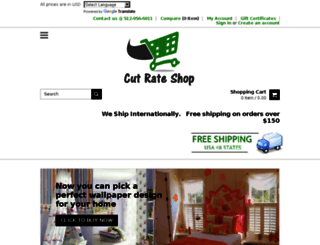 cutrateshop.com screenshot