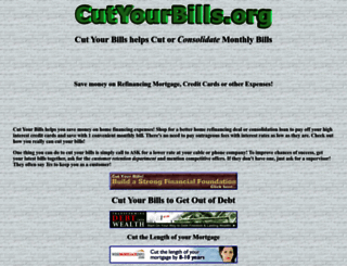 cutyourbills.org screenshot