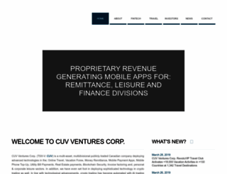 cuvventures.com screenshot
