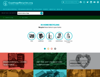 cuyahogarecycles.org screenshot