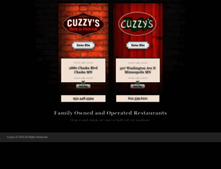 cuzzys.com screenshot