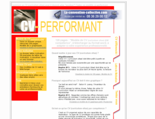 cv-performant.com screenshot