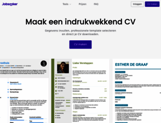 cv-voorbeeld.nl screenshot