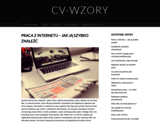 cv-wzory.pl screenshot