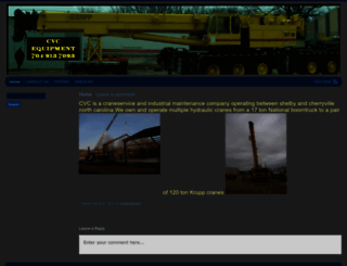 cvcequipment.wordpress.com screenshot