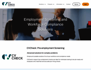 cvcheck.com screenshot
