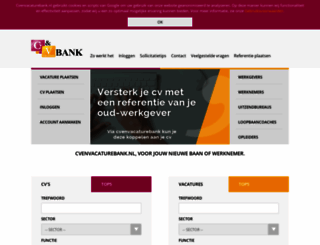 cvenvacaturebank.nl screenshot