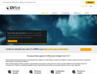 cvfirst.com screenshot