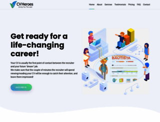 cvheroes.com screenshot