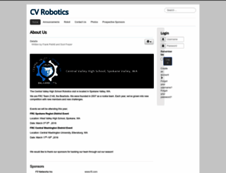 cvhsrobots.com screenshot