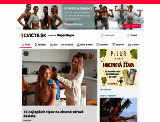 cvicte.sk screenshot
