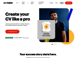 cvmaker.uk screenshot